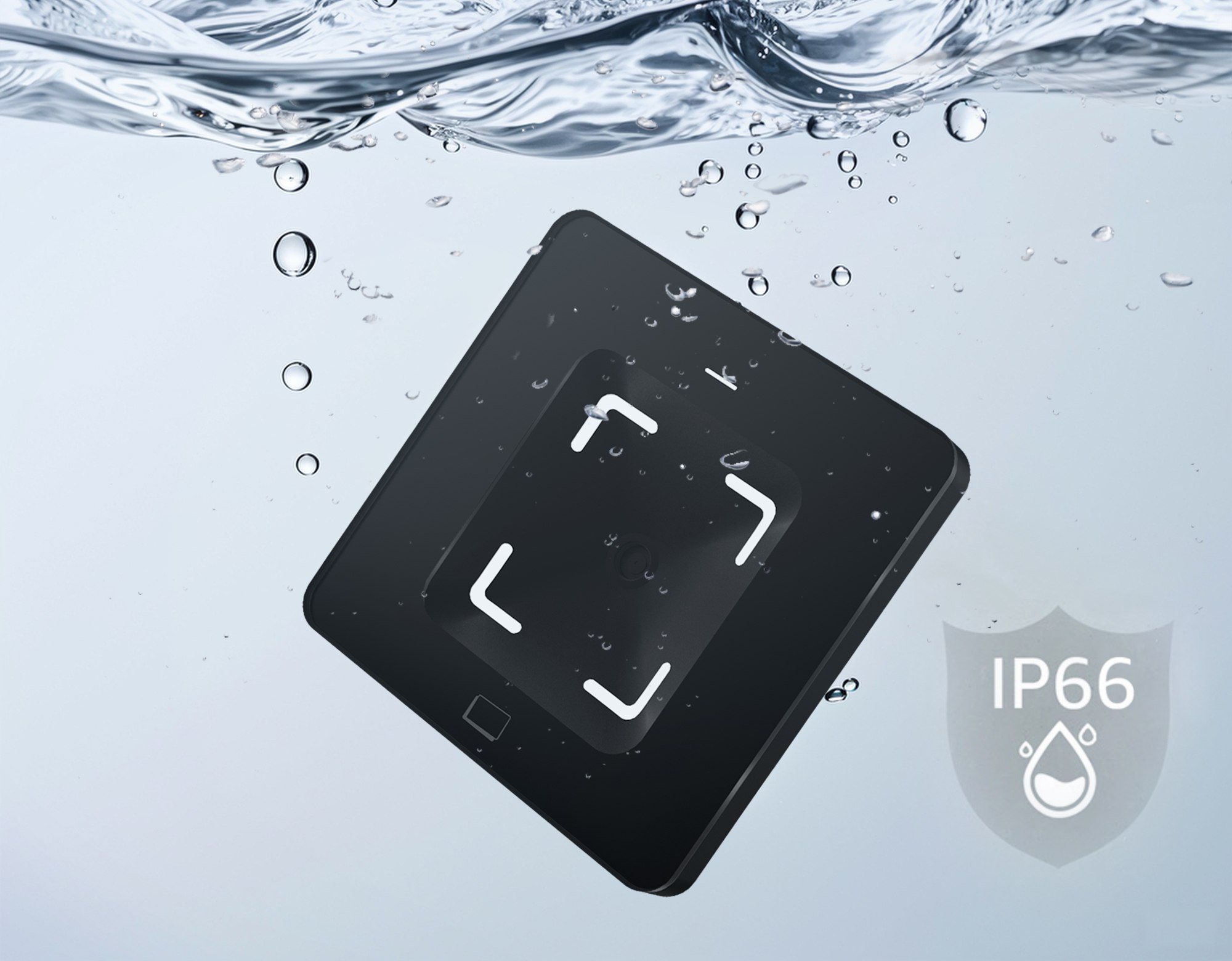 Čítačka QR a RFID – povrchová montáž do inštalačnej krabice, Ethernet