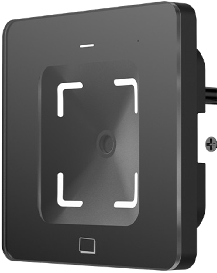 Čítačka QR a RFID – povrchová montáž do inštalačnej krabice, Ethernet